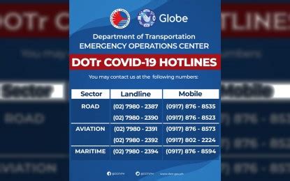 dotr contact number